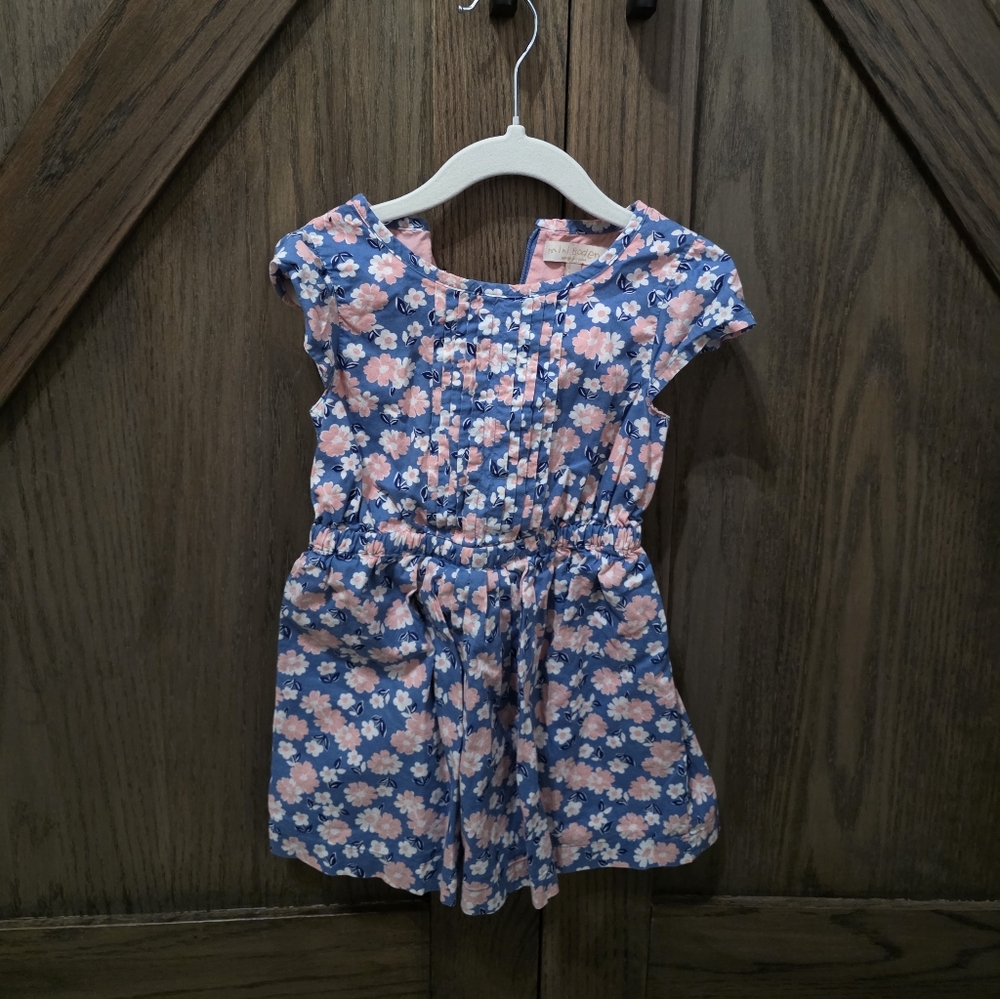 Mini Boden Blue and Pink Floral Dress